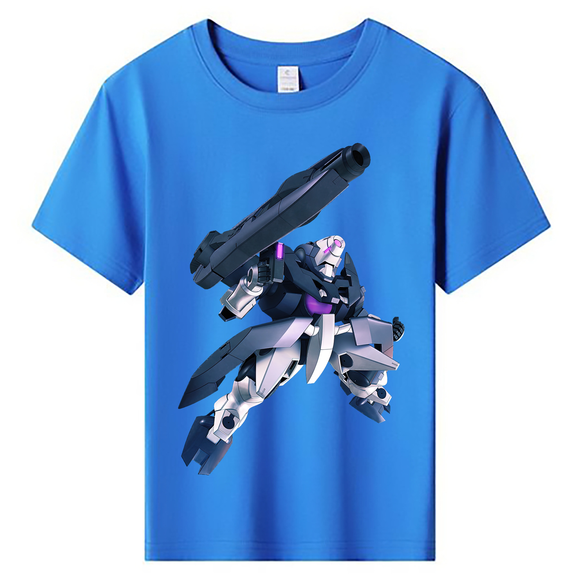 （画像用） 機動戦士ガンダム Mobile Suit Gundam 綿100％キッズTシャツ（フロントプリント）